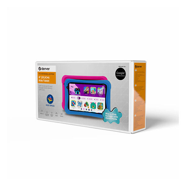 Denver Kindertablet | Denver | 8” (Wifi, Google Kids Space, 64 GB opslag, Bluetooth, 3000 mAh batterij) TIO-80105K K105005168 - 7