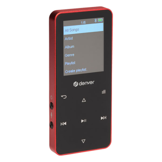Denver MP4-speler | Denver | 4 GB (USB C, Rood) MP-1830RED K105005342 - 3