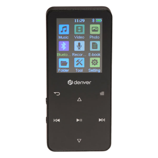Denver MP4-speler | Denver | 4 GB (USB C, Zwart) MP-1830B K105005340 - 1