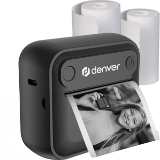 Denver Mini printer | Denver (8.7 x 8.1 x 4.3cm, Bluetooth, Thermisch, Zwartwit) MBP-32B K105005239 - 1