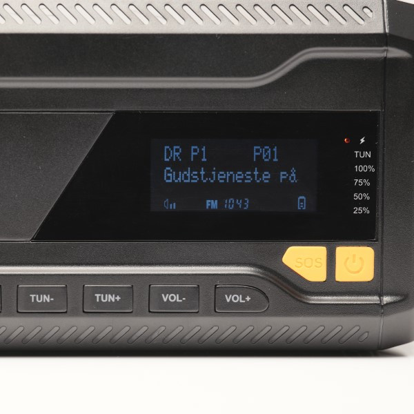 Denver Noodradio | Denver | DAB+ | FM (Bluetooth, Zaklamp, Opwindbaar, Zonnepaneel, USB) SCD-2033 K170511310 - 5
