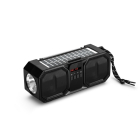 Noodradio | Denver | FM (Bluetooth, Zaklamp, Zonnepaneel, USB)