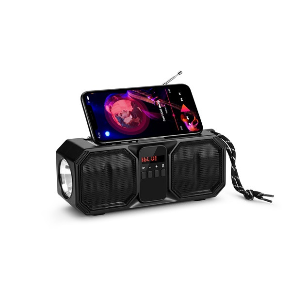 Denver Noodradio | Denver | FM (Bluetooth, Zaklamp, Zonnepaneel, USB) BTG-158 K010308009 - 2