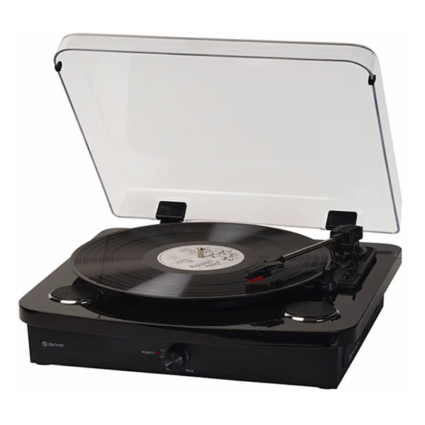 Denver Platenspeler | Denver | 20W (Bluetooth, 33/45/78 rpm, RCA, Ingebouwde speakers, Zwart) VPL-230B K070501407 - 1