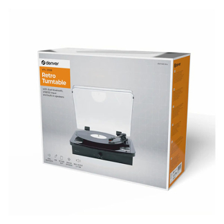Denver Platenspeler | Denver | 20W (Bluetooth, 33/45/78 rpm, RCA, Ingebouwde speakers, Zwart) VPL-230B K070501407 - 5