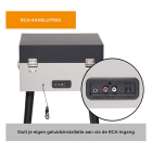 Denver Platenspeler | Denver | 60W (Vrijstaand, 33/45/78 rpm, Riemaandrijving, RCA, Ingebouwde versterker) VPR-250 K070501405 - 3