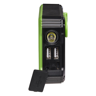 Denver Powerbank | Denver | 10.000 mAh (2x USB A, 1x USB C, 10W, Zaklamp, Zonnepaneel, IP65) PSO-10012 K105005185 - 3