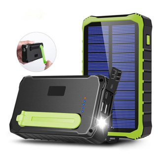 Denver Powerbank | Denver | 10.000 mAh (2x USB A, 1x USB C, 10W, Zaklamp, Zonnepaneel, IP65) PSO-10012 K105005185 - 6