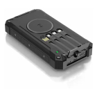 Denver Powerbank | Denver | 20.000 mAh (Draadloos, USB C, Ingebouwde kabels, Zaklamp, Zonnepaneel) PSC-20012 K105005288 - 1