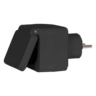 Denver Slimme stekker voor buiten | Denver (Wifi, 16A, Randaarde, Energiemeter, IP44) PLO-118 K170108373 - 1