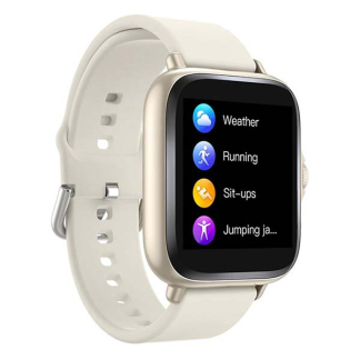 Denver Smartwatch | Denver | 1.44” (Telefoonfunctie, Hartslagmeter, sportmodi, Slaapmonitor, 150 mAh batterij, Beige) SWC-156BEMK2 K105005283 - 1