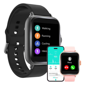 Denver Smartwatch | Denver | 1.44” (Telefoonfunctie, Hartslagmeter, sportmodi, Slaapmonitor, 150 mAh batterij, Zwart) SWC-156MK2 K105005278 - 3