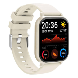 Denver Smartwatch | Denver | 1.81" (Bluetooth, Hartslagmeter, Slaapmonitor, 200 mAh batterij, Bellen, Beige) SWC-176BE K105005355
