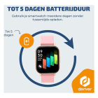 Denver Smartwatch | Denver | 1.81" (Bluetooth, Hartslagmeter, Slaapmonitor, 200 mAh batterij, Bellen, Roze) SWC-176RO K105005356 - 8