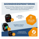 Denver Smartwatch | Denver | 1.81" (Bluetooth, Hartslagmeter, Slaapmonitor, 200 mAh batterij, Bellen, Zwart) SWC-176B K105005354 - 4