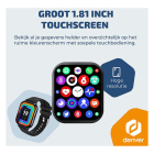 Denver Smartwatch | Denver | 1.81" (Bluetooth, Hartslagmeter, Slaapmonitor, 200 mAh batterij, Bellen, Zwart) SWC-176B K105005354 - 7