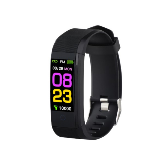 Denver Smartwatch | Denver (Bluetooth, Hartslagmeter, Bloeddrukmeter, Slaap- en activiteitenmonitor, Kleurendisplay, iOS & Android) BFH-147 K070501303 - 1