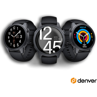 Denver Smartwatch | Denver (Hartslagmeter, bloeddrukmeter, bloedzuurstofsensor, Sportmodus, Amoled, Android & iOS) SWC-392B K070501302 - 3