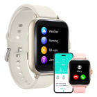 Denver Smartwatch met oortjes | Denver | 1.44” (Telefoonfunctie, Hartslagmeter, sportmodi, Slaapmonitor, 150 mAh batterij, Beige)  K105005291 - 3
