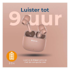 Denver Smartwatch met oortjes | Denver | 1.44” (Telefoonfunctie, Hartslagmeter, sportmodi, Slaapmonitor, 150 mAh batterij, Roze)  K105005290 - 7