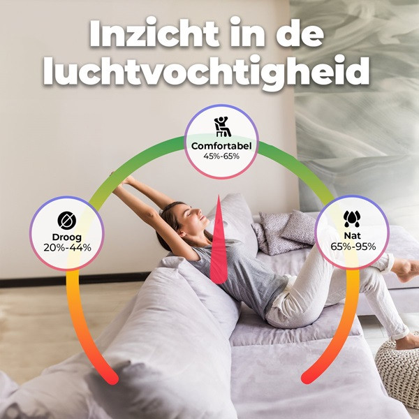 Denver Weerstation | Denver | Binnen en buiten (8-in-1 buitensensor, Klok, Hygrometer, Kalender, Raam open-indicator, Touchscreen) WS-650 K170108376 - 8