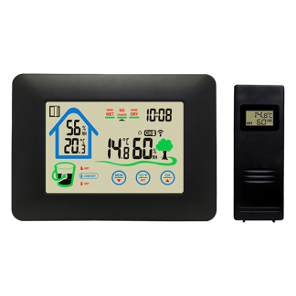 Denver Weerstation | Denver | Binnen en buiten (Klok, Hygrometer, Weervoorspelling, Raam open-indicator, Comfort indicator, Touchscreen) WS-520 K170108374 - 1