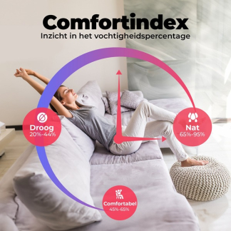 Denver Weerstation | Denver | Binnen en buiten (Klok, Hygrometer, Weervoorspelling, Raam open-indicator, Comfort indicator, Touchscreen) WS-520 K170108374 - 8