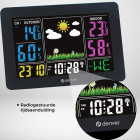 Denver Weerstation | Denver | Binnen en buiten (Radiogestuurde klok, Kalender, Alarmfunctie, Hygrometer, Weervoorspelling, Raam open-indicator, Comfort indicator, Touchscreen) WS-540BLACK K170108375 - 5