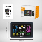 Denver Weerstation | Denver | Binnen en buiten (Radiogestuurde klok, Kalender, Alarmfunctie, Hygrometer, Weervoorspelling, Raam open-indicator, Comfort indicator, Touchscreen) WS-540BLACK K170108375 - 7
