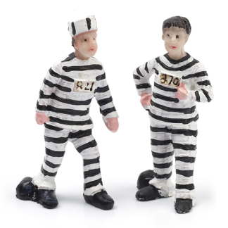 DickensVille Kerstdorp figuren | Gevangenen vastgeketend | Dickensville DV111370 K150303339 - 1