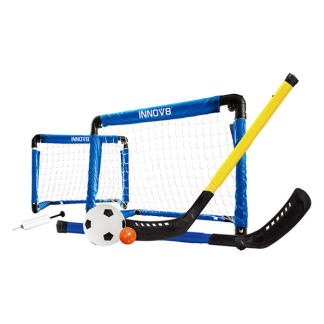 Didak Pool Voetbaldoeltjes | Didak Play | 2-in-1 (55 x 44 x 44 cm, Ook geschikt voor hockey) 12064130KID K170111820