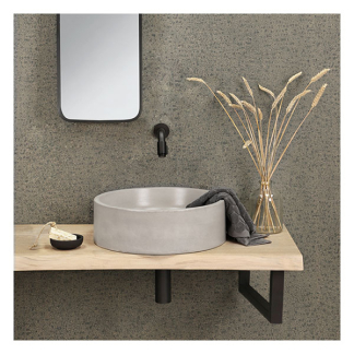 Differnz Badkamerspiegel | Differnz (28 x 75 cm, Aluminium, Mat zwart) 36.210.11 K010830049 - 2