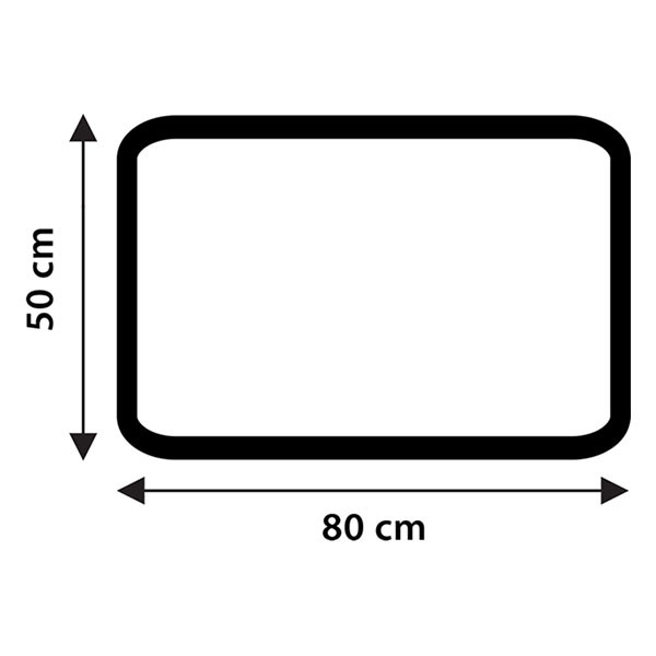 Differnz Badmat | Differnz (80 x 50 cm, Katoen, Roze) 31.110.11 K010830105 - 5