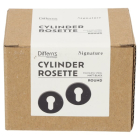 Differnz Cilinderrozet | Differnz (Rond, RVS, Zwart) 86.030.12 K010830332 - 2