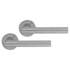 Differnz Deurklink | Differnz | Amsterdam (Rond rozet, RVS, Chroom) 86.020.06 K010830341 - 1
