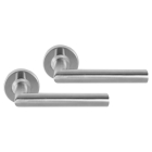 Differnz Deurklink | Differnz | Essence (Rond rozet, RVS, Chroom) 86.028.06 K010830421 - 1