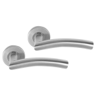 Differnz Deurklink | Differnz | Essence (Rond rozet, RVS, Chroom) 86.028.07 K010830420 - 1
