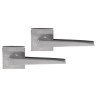 Differnz Deurklink | Differnz | Rotterdam (Vierkant rozet, RVS, Chroom) 86.025.04 K010830345 - 1