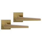 Differnz Deurklink | Differnz | Rotterdam (Vierkant rozet, RVS, Goud) 86.025.39 K010830396 - 1