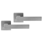Differnz Deurklink | Differnz | Tilburg (Vierkant rozet, RVS, Chroom) 86.026.09 K010830351 - 1