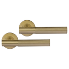 Differnz Deurklink | Differnz | Utrecht (Rond rozet, RVS, Goud) 86.027.36 K010830391 - 1