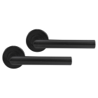 Differnz Deurklink | Differnz (Rond rozet, RVS, Zwart) 86.020.16 K010830305 - 1