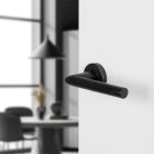 Differnz Deurklink | Differnz (Rond rozet, RVS, Zwart) 86.020.16 K010830305 - 2