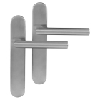 Differnz Deurklink met blindschild | Differnz | Amsterdam (RVS, Chroom) 86.020.01 K010830337 - 1