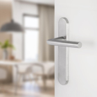 Differnz Deurklink met blindschild | Differnz | Amsterdam (RVS, Chroom) 86.020.01 K010830337 - 2