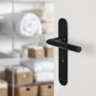 Differnz Deurklink met blindschild | Differnz | Amsterdam (RVS, Zwart) 86.020.15 K010830306 - 2
