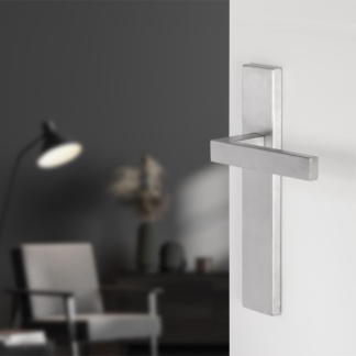 Differnz Deurklink met blindschild | Differnz | Tilburg | 55 mm (RVS, Chroom) 86.026.01 K010830347 - 2