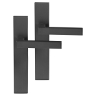 Differnz Deurklink met blindschild | Differnz | Tilburg | 55 mm (RVS, Gun metal) 86.026.21 K010830374 - 1