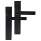 Differnz Deurklink met blindschild | Differnz | Tilburg | 55 mm (RVS, Zwart) 86.026.11 K010830308 - 1
