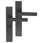 Differnz Deurklink met clinderschild | Differnz | Tilburg | 55 mm (RVS, Gun metal) 86.026.24 K010830376 - 1